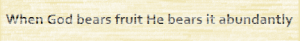 godbearsfruit